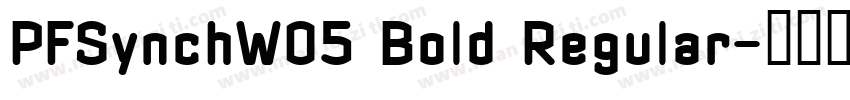 PFSynchW05 Bold Regular字体转换